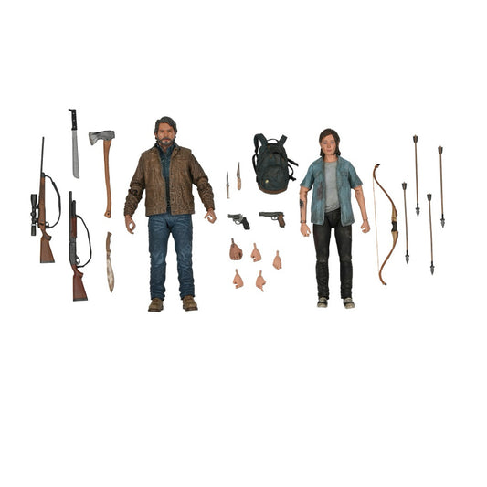 The Last Of Us ll - Figuras Neca Pack Doble - Joel & Ellie
