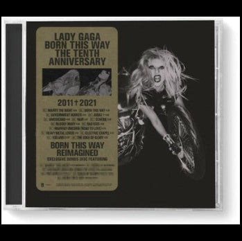 CD Lady Gaga Born This Way 2011 + 2021