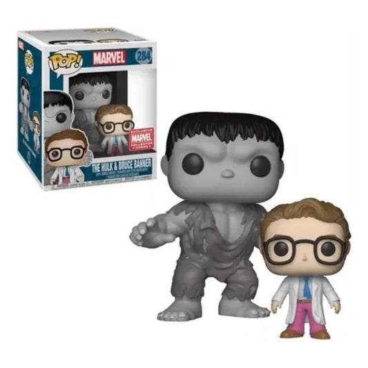Funko Pop The Hulk & Bruce Banner #284( Collector Corp Exclusive)