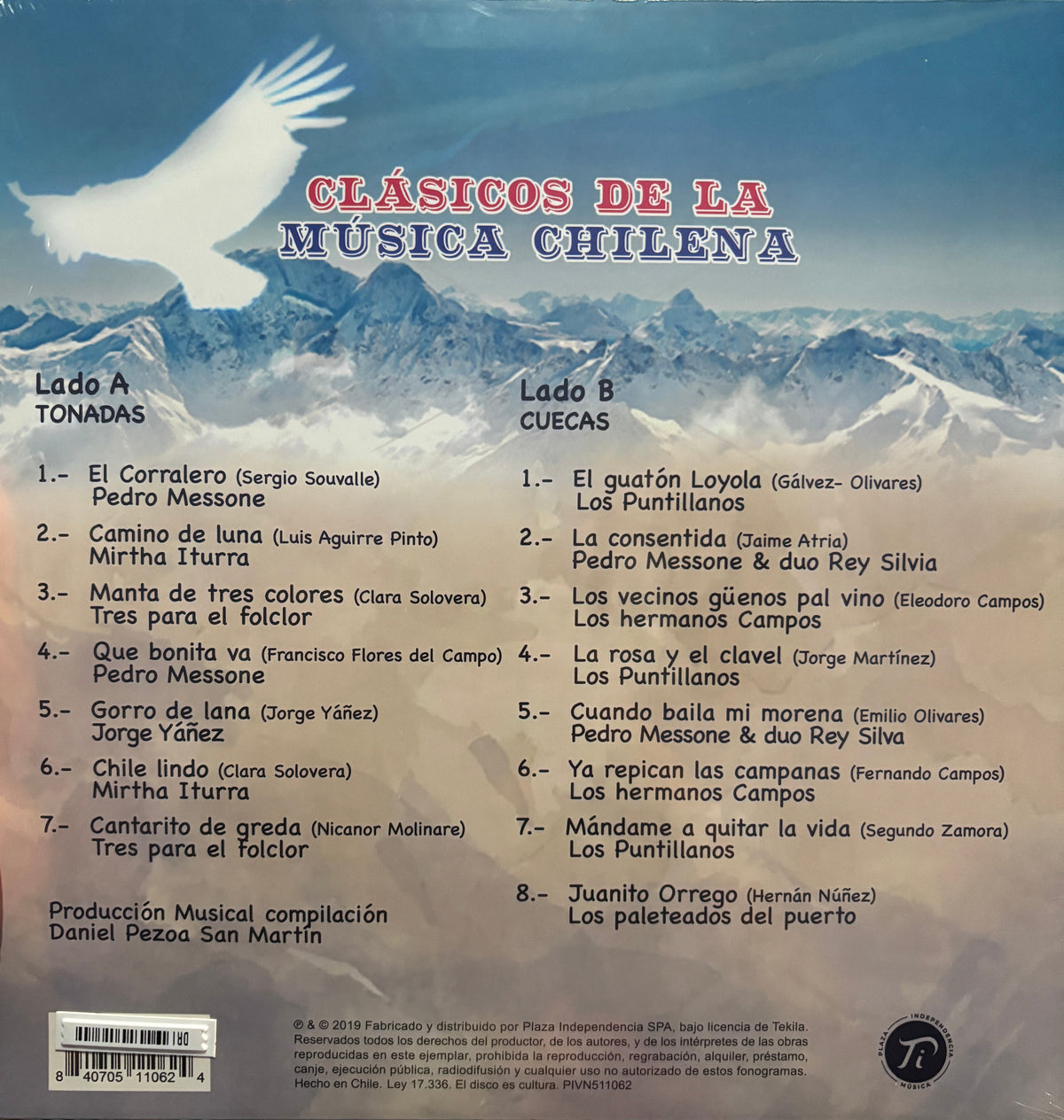 Clasicos De La Musica Chilena LP